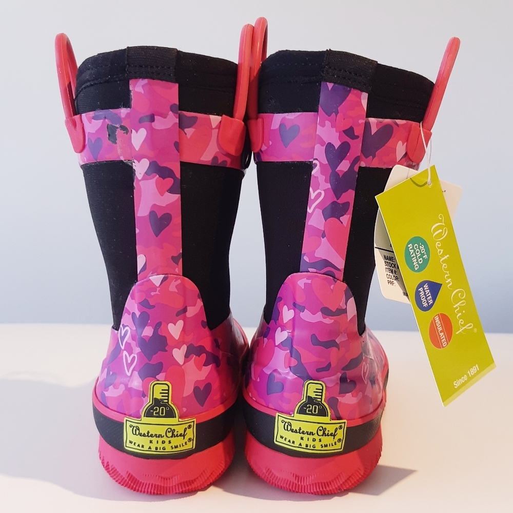 Heart Camo rain / winter boots - Picture 6 of 8